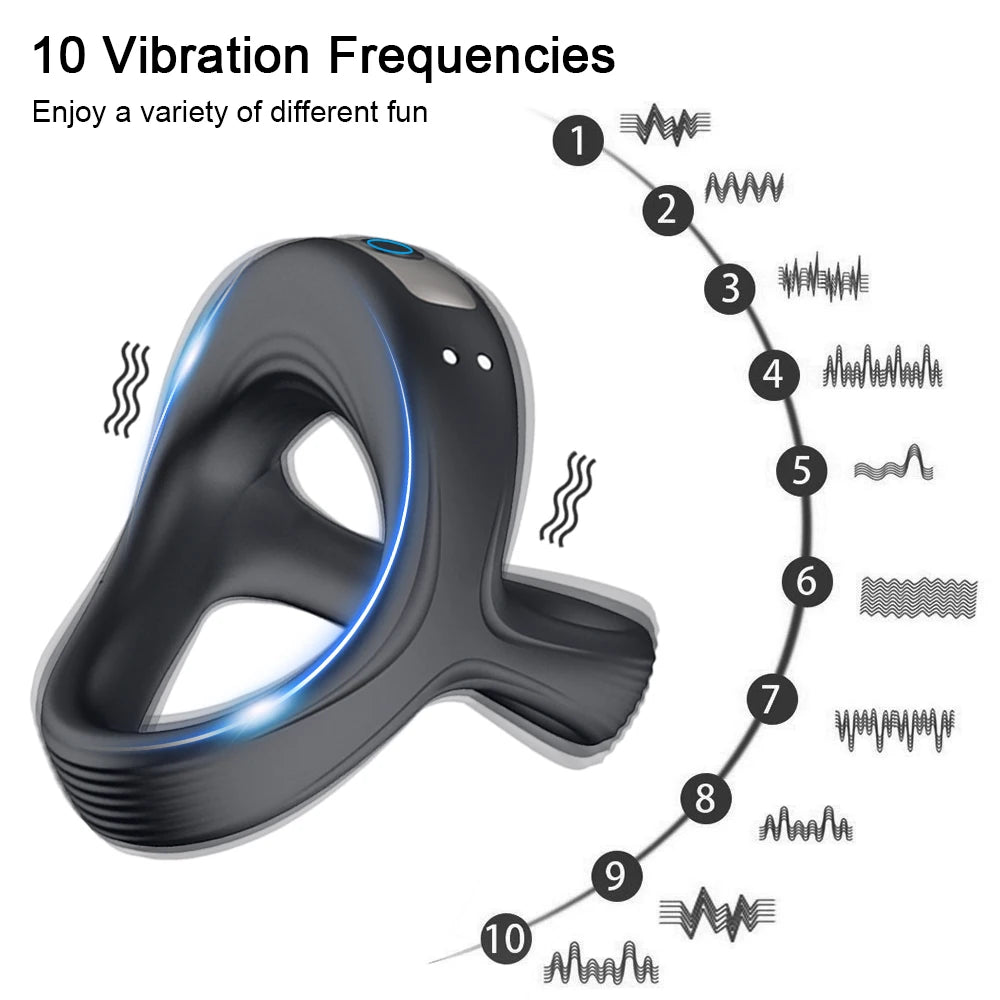 Waterproof Vibrating Delay Ring