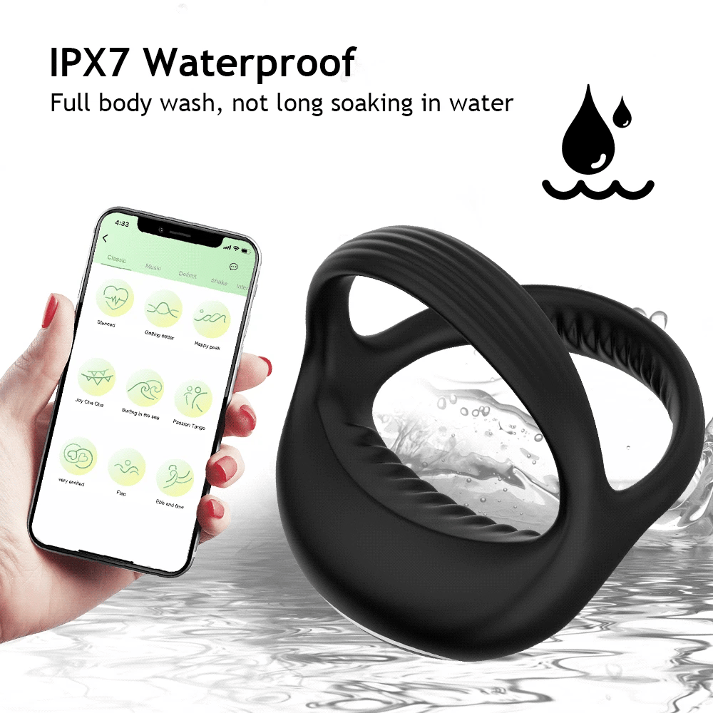 Wireless Control Vibrating Delay Ring