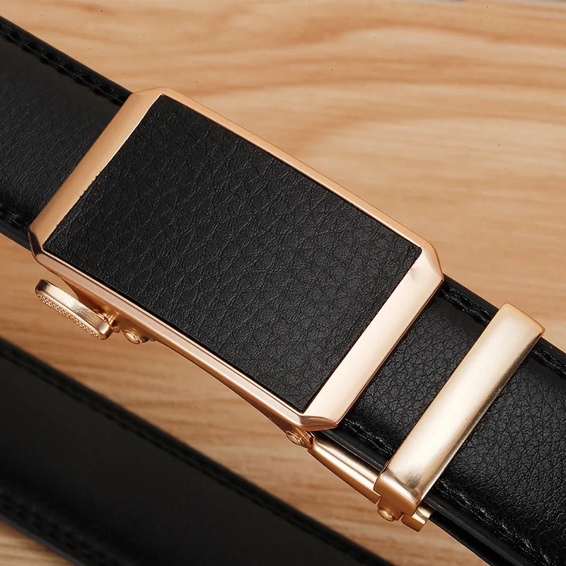 Mens High Fashion Solid Color Belts With Adjustable Belt Designer Automatic buckle