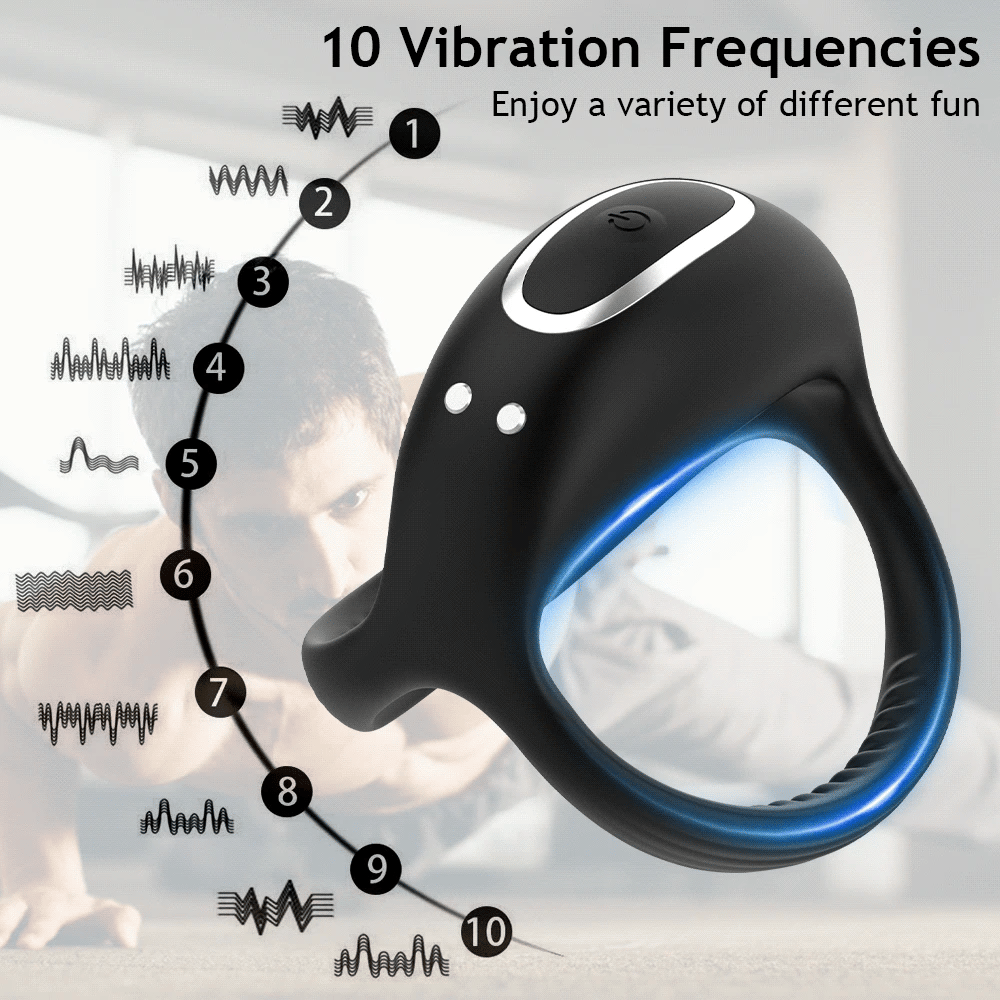 Wireless Control Vibrating Delay Ring