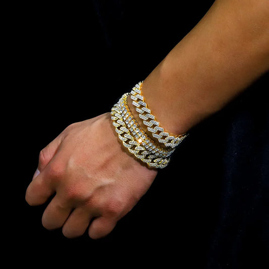 Luxury Cuban Chain Iced Out 8mm Bracelet