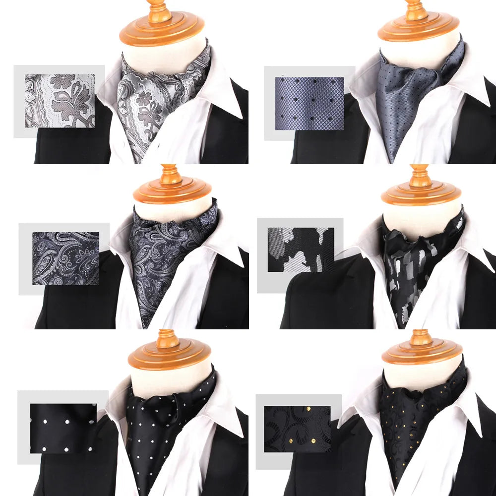 Vintage Luxury Jacquard Paisley Neck Tie