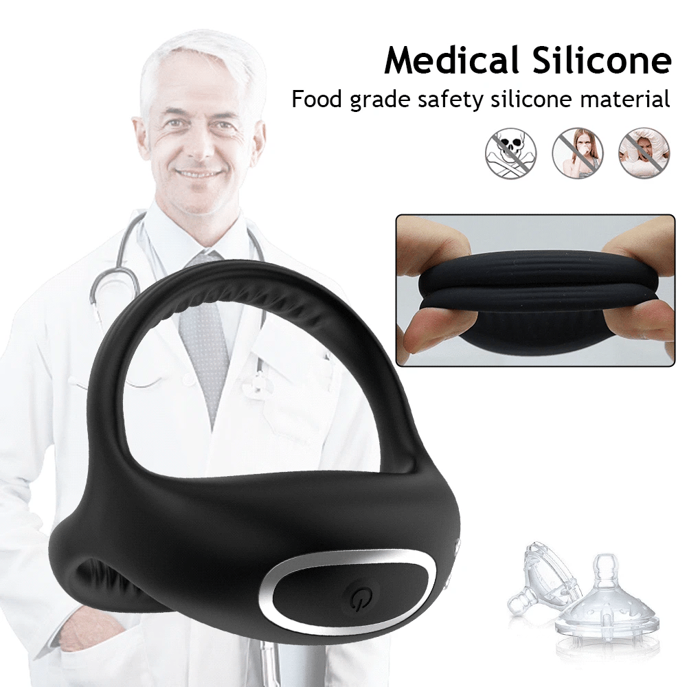 Wireless Control Vibrating Delay Ring