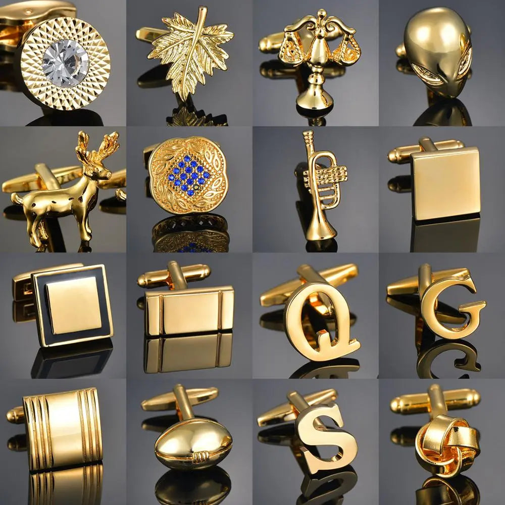 Gold Color Cufflinks