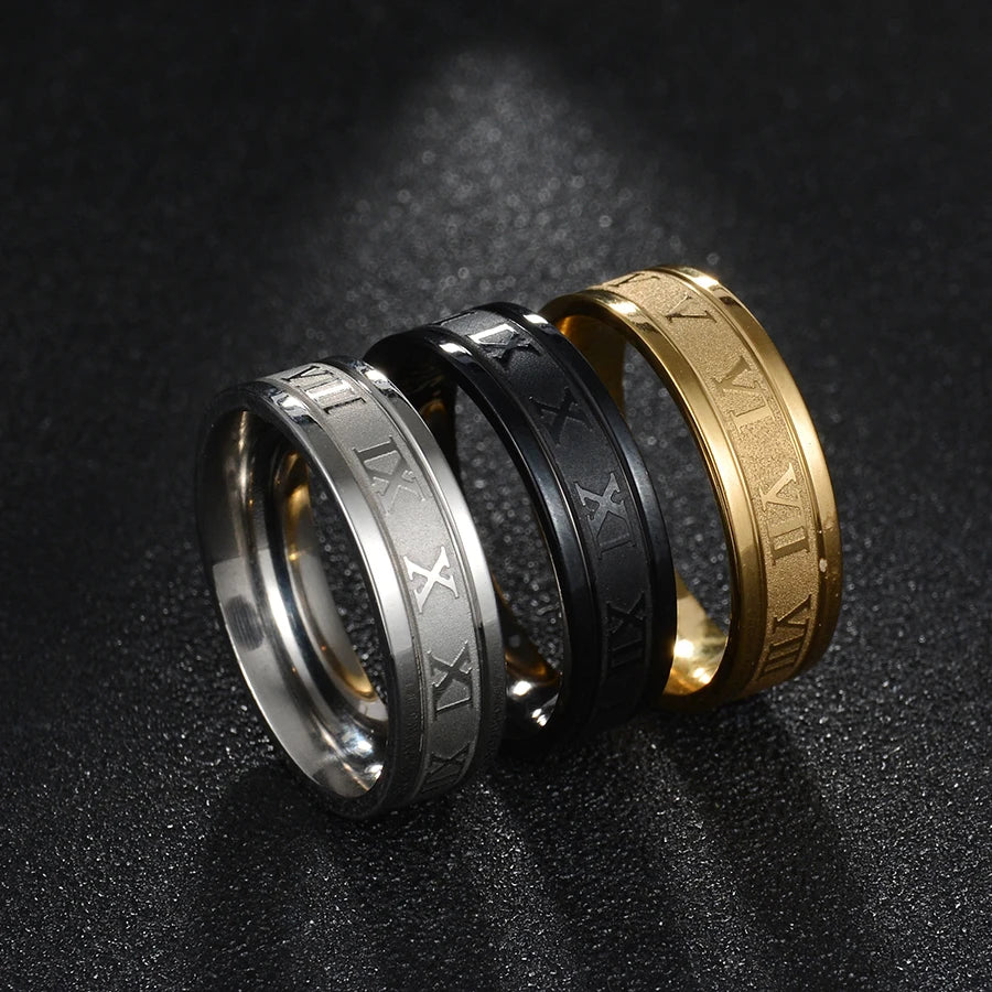 High Quality Stainless Steel Numerals Rings