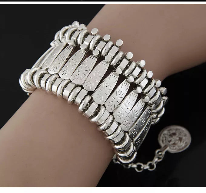 Vintage Metal Bohemian Coin Bracelets