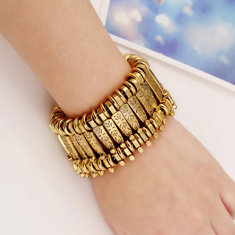 Vintage Metal Bohemian Coin Bracelets