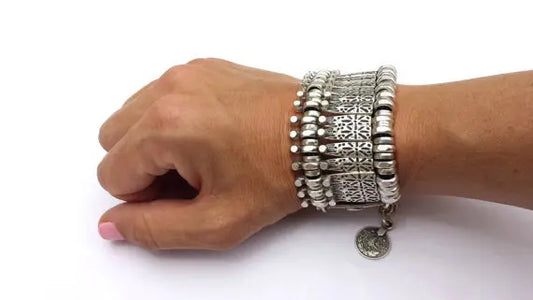 Vintage Metal Bohemian Coin Bracelets