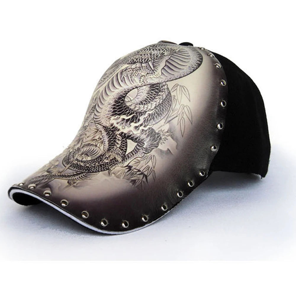 3D Printing Chinese Snapback Dragon Baseball Caps