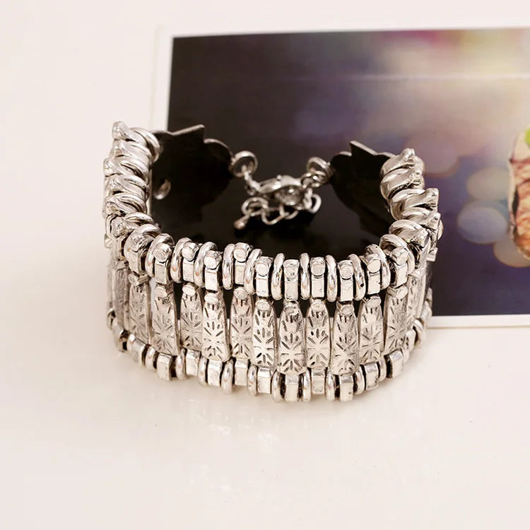 Vintage Metal Bohemian Coin Bracelets