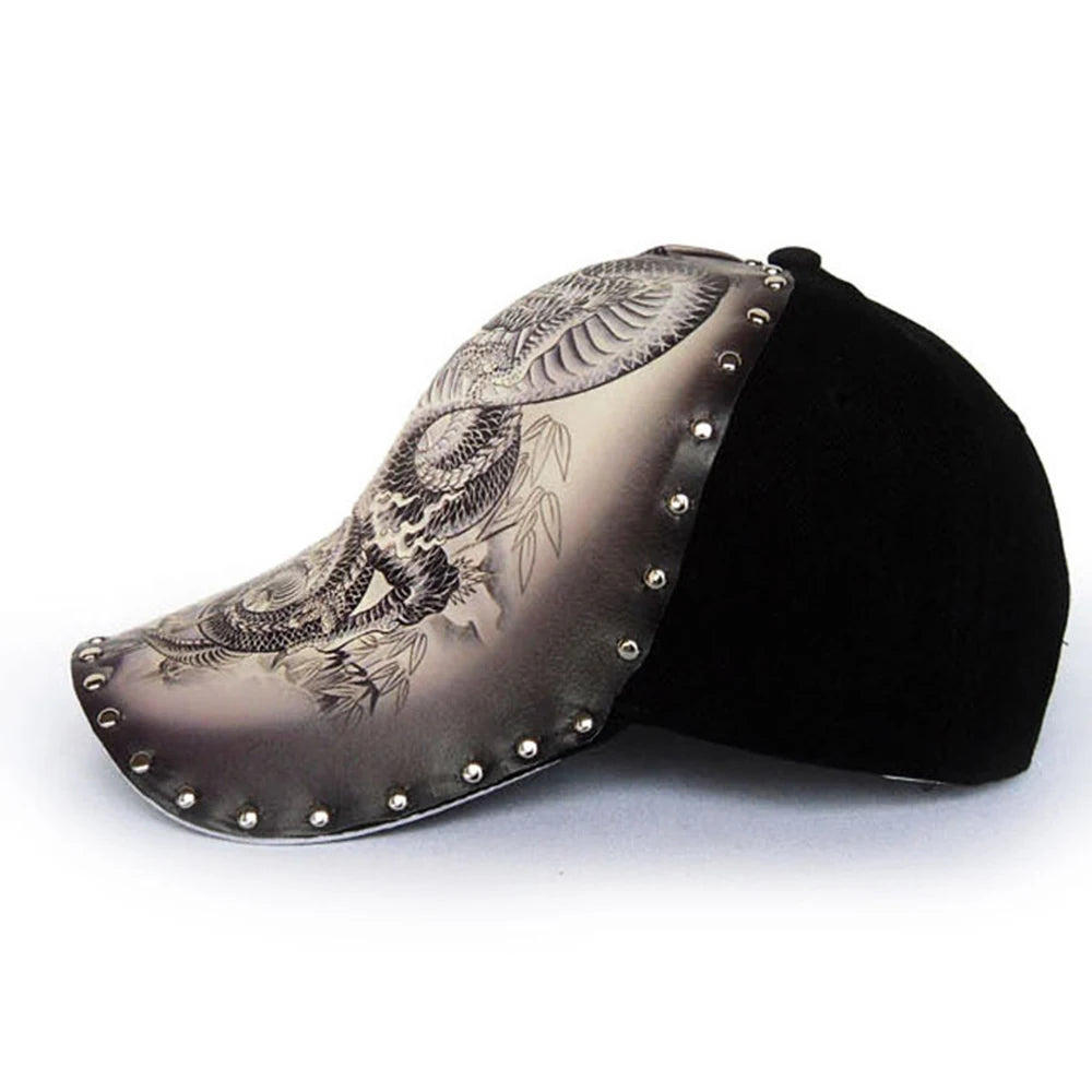 3D Printing Chinese Snapback Dragon Baseball Caps