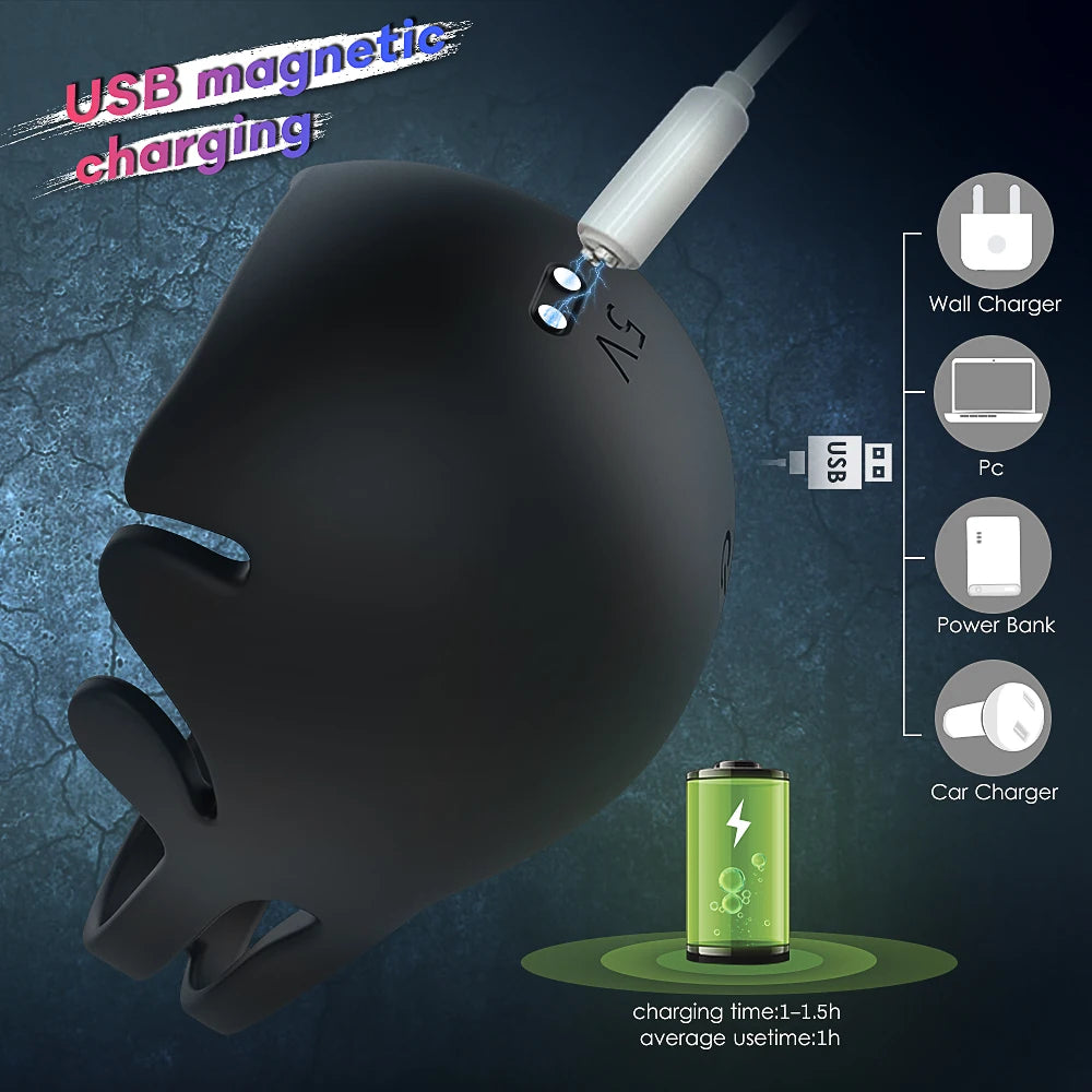 Lock Ring Wireless Remote Testicle Massager