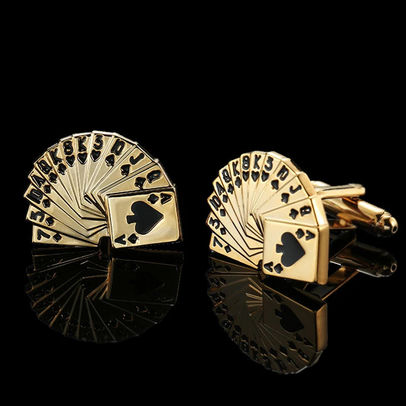 Retro Gold Color Cufflinks