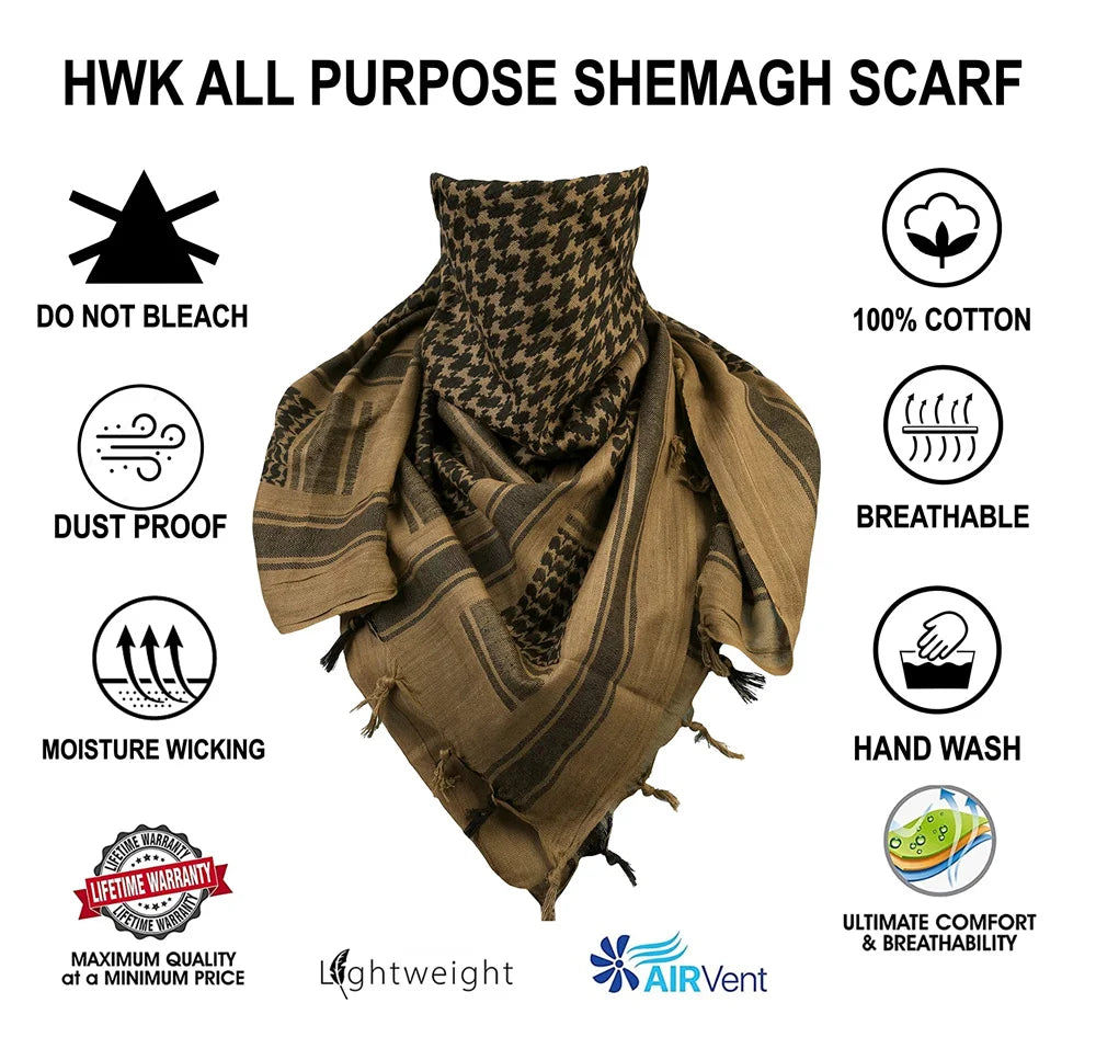 New Tactical Desert Military Head Scarf