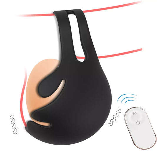 Lock Ring Wireless Remote Testicle Massager