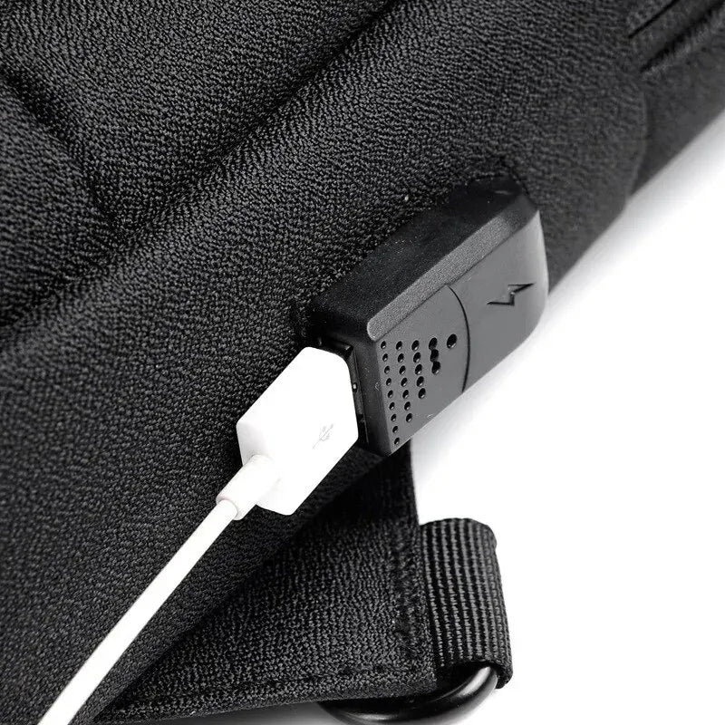 MEN'S Crossbody Casual Waterproof Shoulder Bag, Diagonal Backpack, Large Capacity Oxford Cloth
