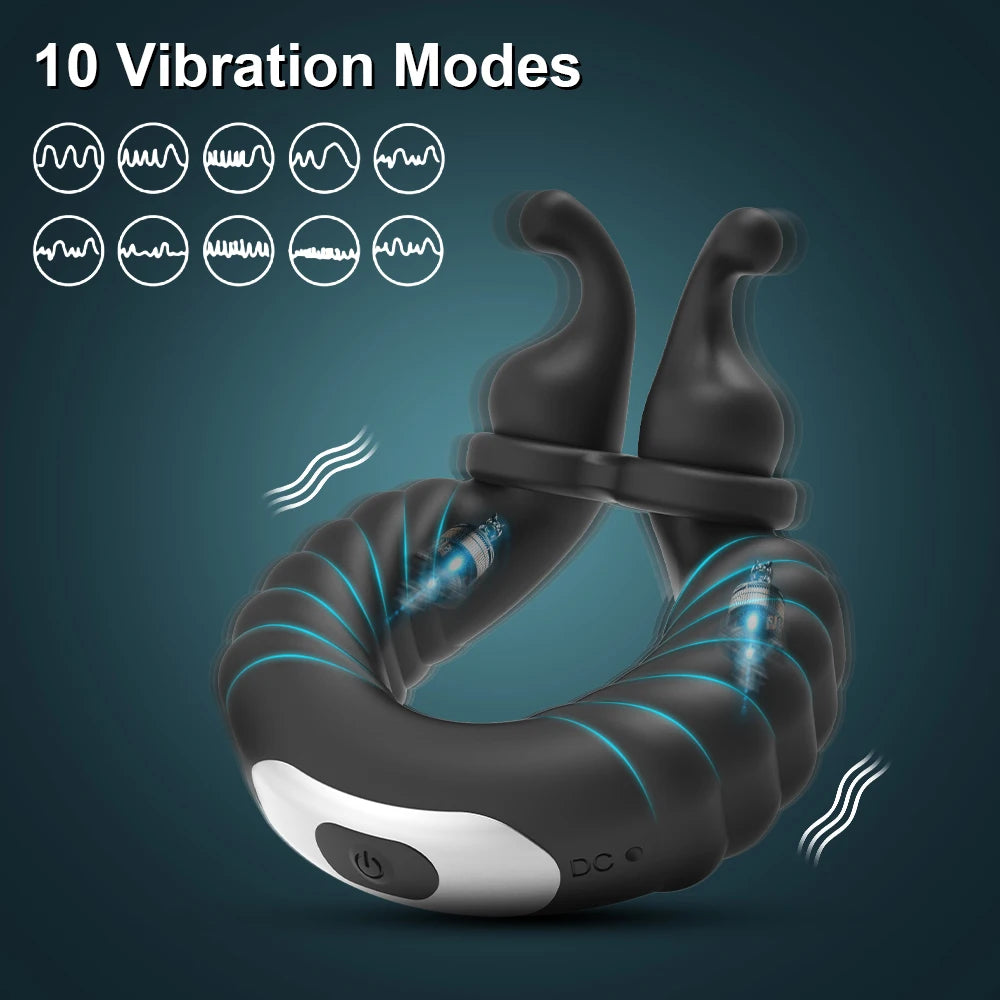 Vibrating Penis  Ring with 10 Vibration Modes