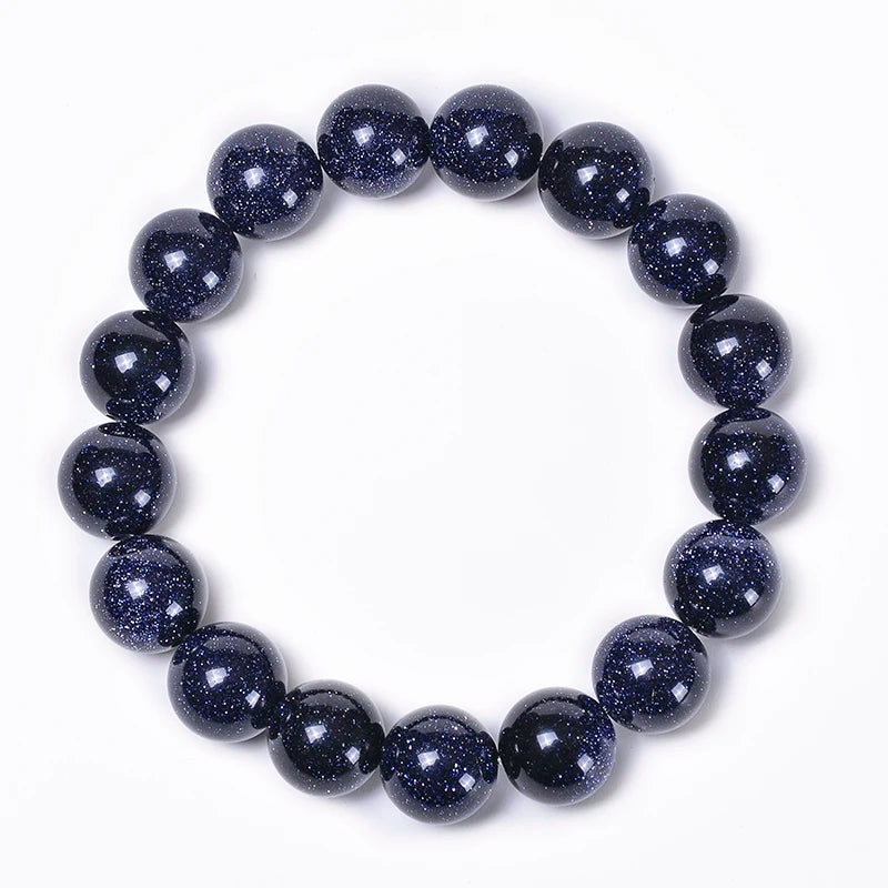 Multi Color Siize 6-20mm Natural Sandstone Beaded Bracelet