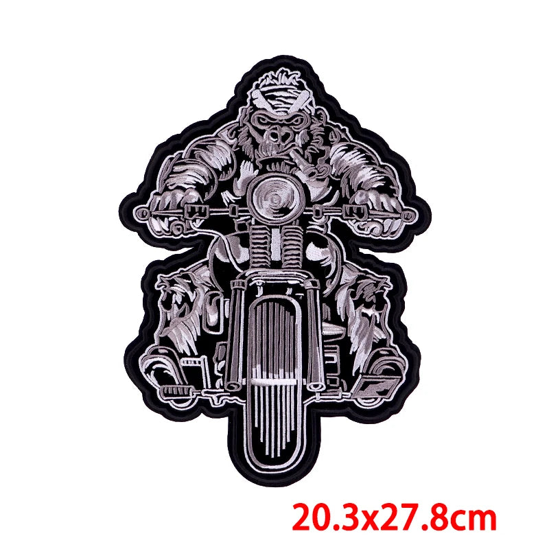 Multi Large Iron On Embroidered Patches For Clothing/Jacket