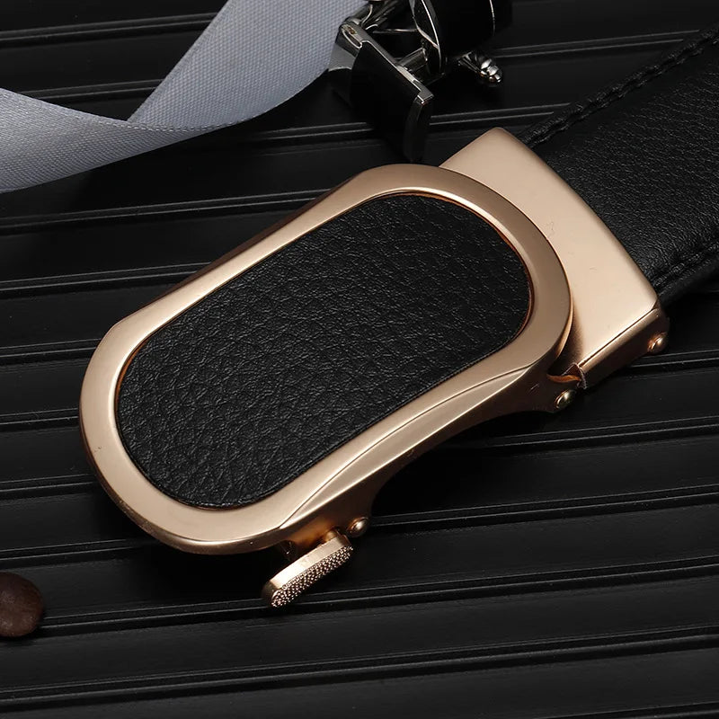 3.5CM Multicolor Men Belts With Matching Automatic Buckle