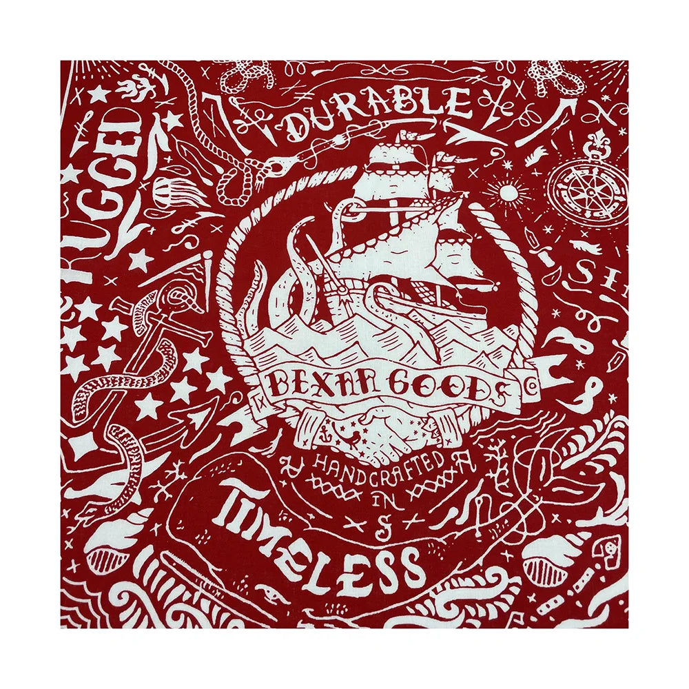 Nautical Print High Quality Cotton Men Bandana/Scarf