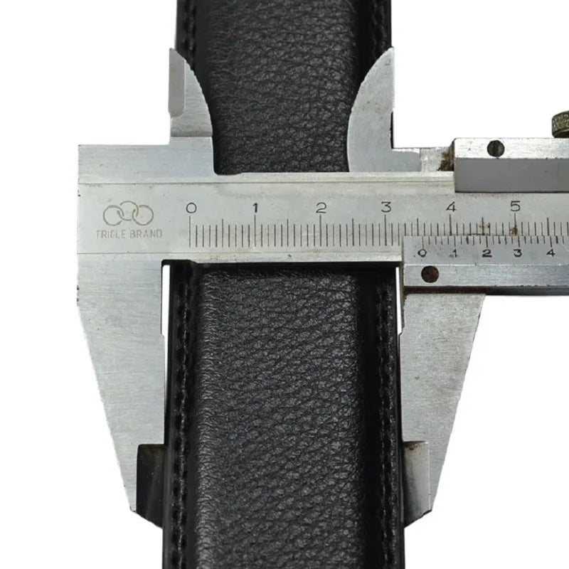 Men's High Quality Split Leather Belt With Fashion Automatic Buckle