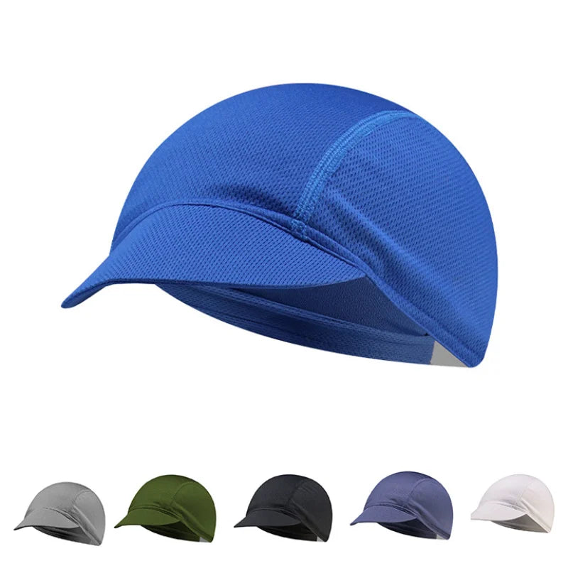 Solid Quick Dry Solid Color Bicycle Riding Hat With Brim