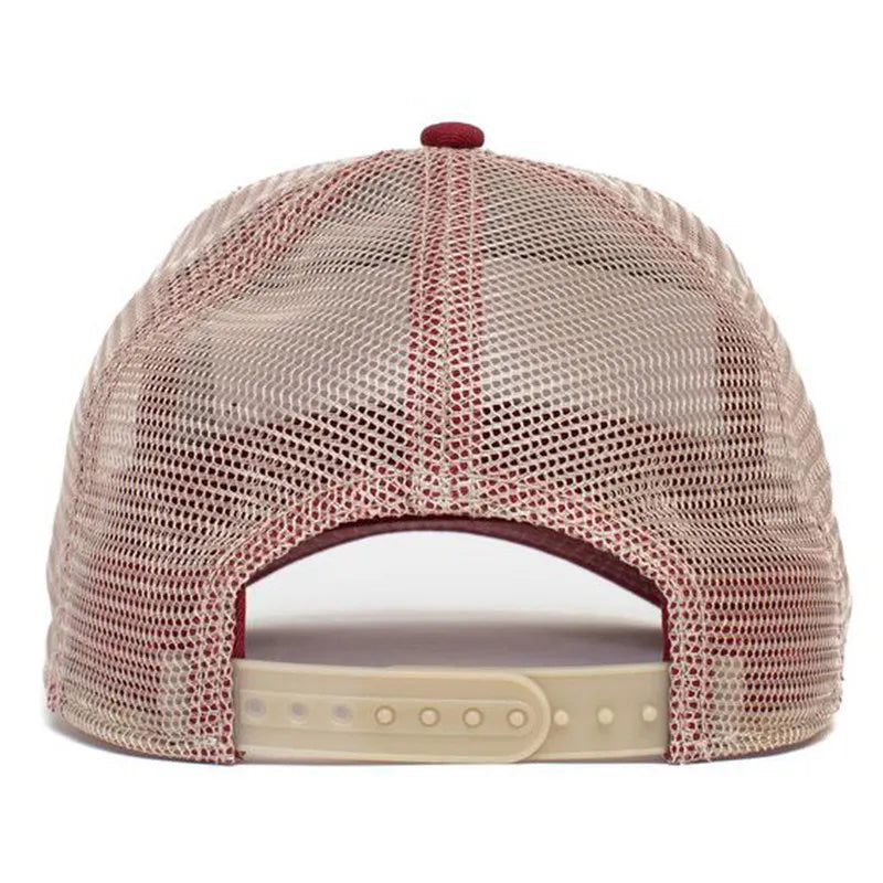 Men's Snapback Animal Print Mesh Baseball Cap