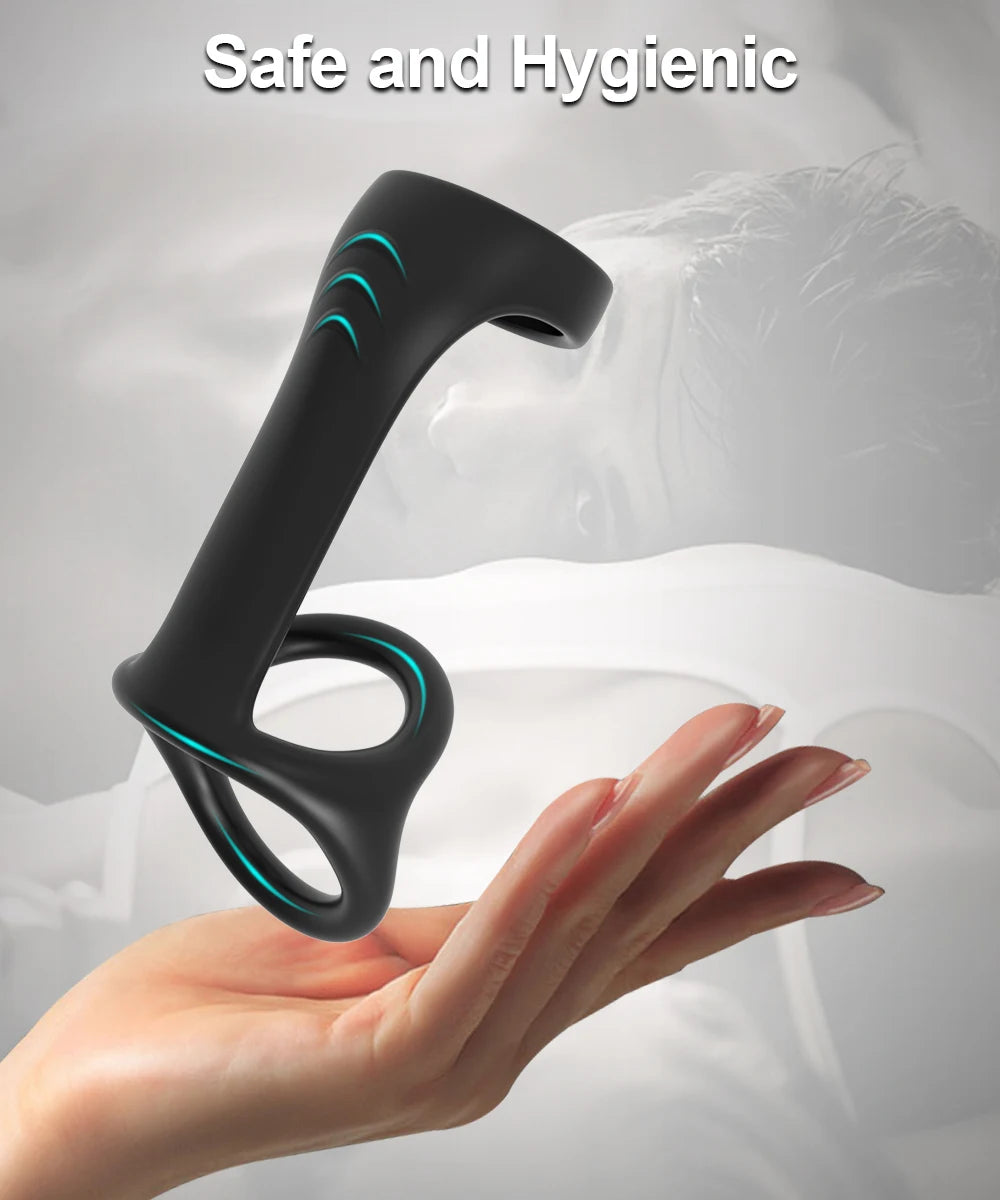 New Silicone D Lock Ring With Stimulation Bumps