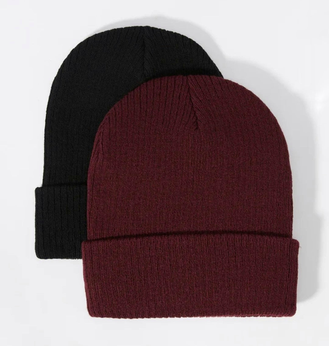 Ribbed Knitted Beanie Toque