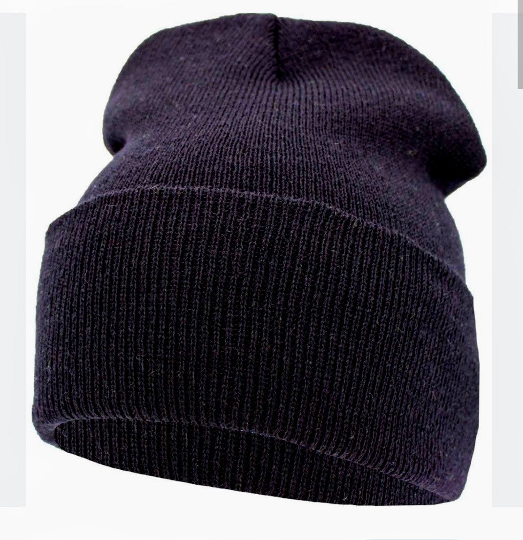 Ribbed Knitted Beanie Toque