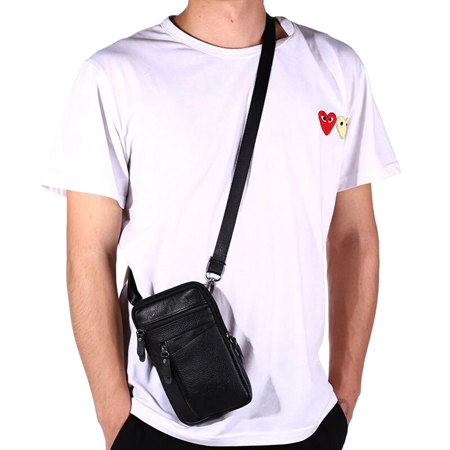 Men's Chest Multi-Function Messenger/Crossbody Bag