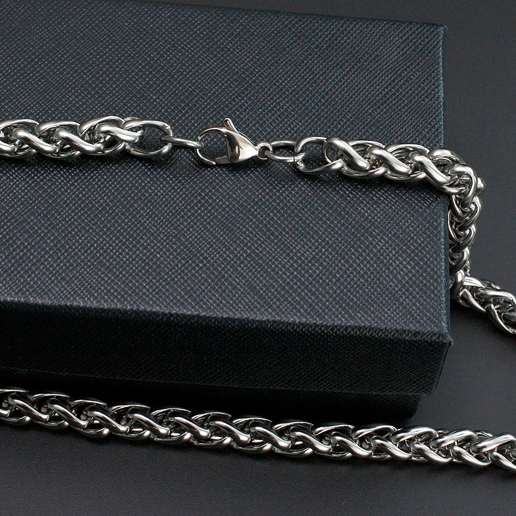 Stainless Steel Keel Chain Necklace