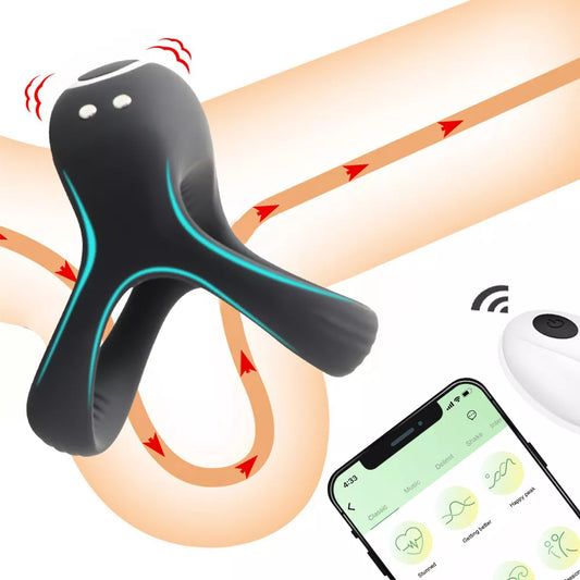 Wireless Control Vibrating Delay Ring